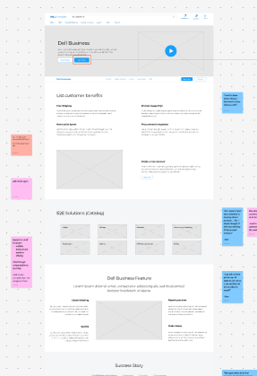 Wireframe, early concept